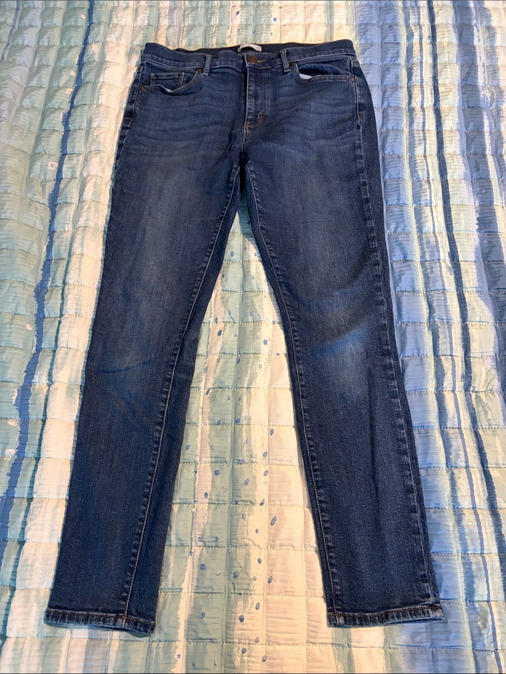 LOFT Outlet Skinny Jeans Size 10 Dark Wash Stretch Denim